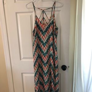 Lush Maxi Multicolored Sundress